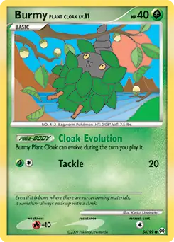 Burmy Plant Cloak 56 Normal