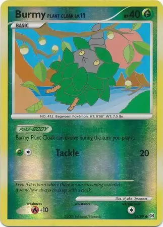 Burmy Plant Cloak Reverse Holo 56 Normal
