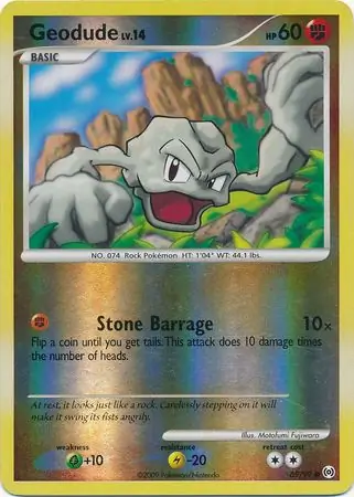 Geodude Reverse Holo 65 Normal