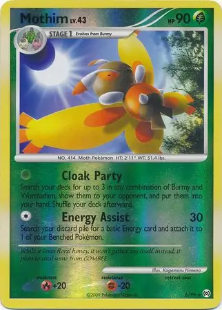 Mothim Reverse Holo 6