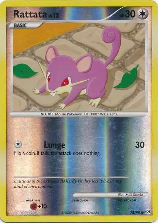 Rattata Reverse Holo 73 Normal