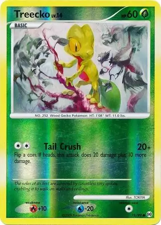 Treecko Reverse Holo 78 Normal