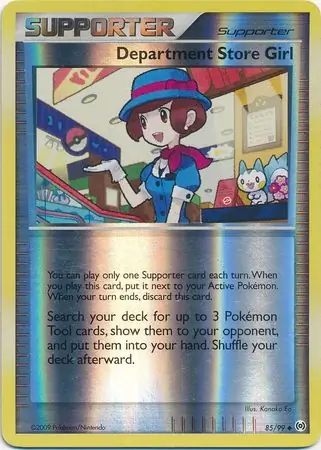 Department Store Girl Reverse Holo 85 Normal