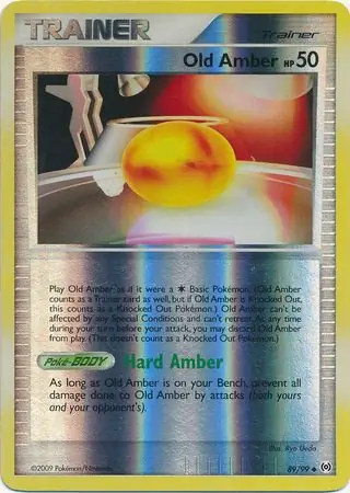 Old Amber Reverse Holo 89