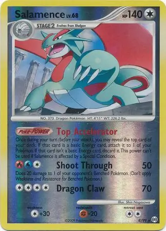 Salamence Reverse Holo 8 Normal