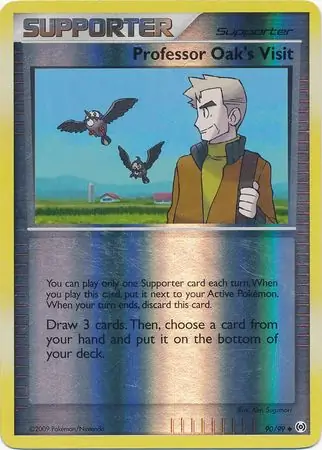 Professor Oak's Visit Reverse Holo 90 Normal