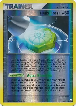Helix Fossil Reverse Holo 93 Normal