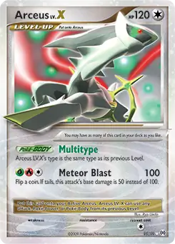 Arceus Lv.X 95 Normal