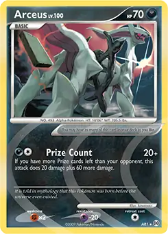 Arceus Holo AR1 Normal