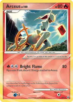 Arceus Holo AR3 Normal