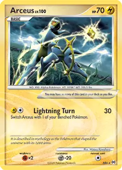 Arceus Holo AR6 Normal
