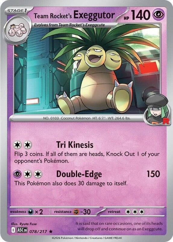 Team Rocket's exeggutor 078