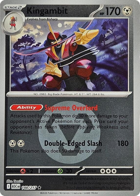 Kingambit Energy Symbol Pattern 148