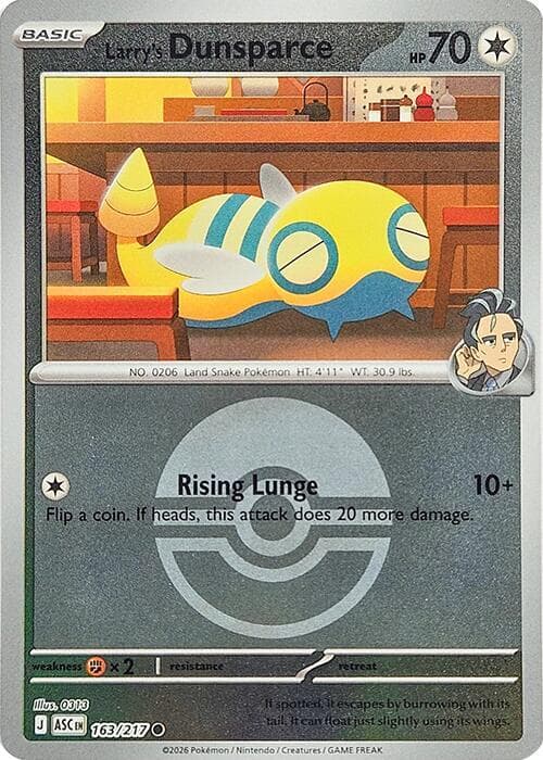 Larry's Dunsparce Poke Ball 163