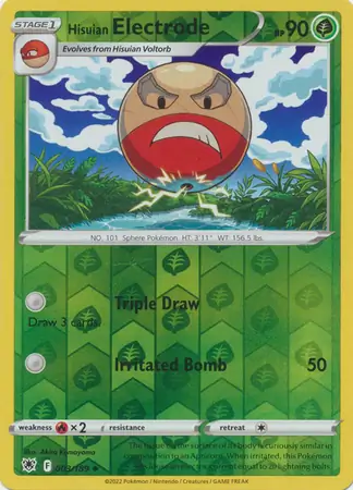 Hisuian Electrode Reverse Holo 003 Normal