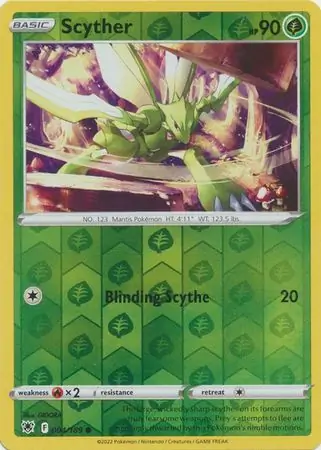 Scyther Reverse Holo 004 Normal