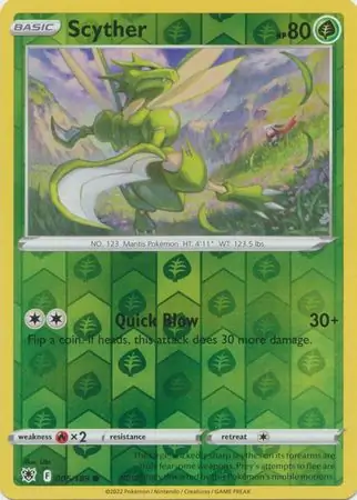 Scyther Reverse Holo 005 Normal