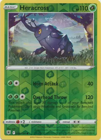 Heracross Reverse Holo 008
