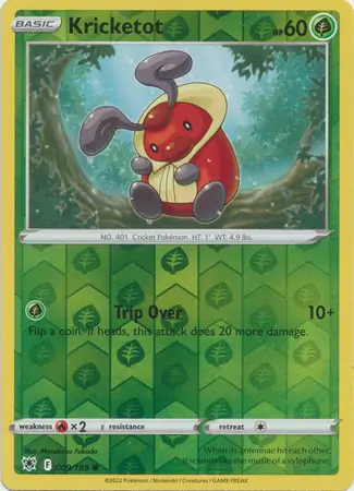 Kricketot Reverse Holo 009 Normal