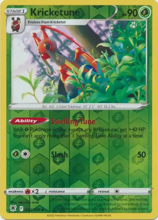 Kricketune Reverse Holo 010 Normal
