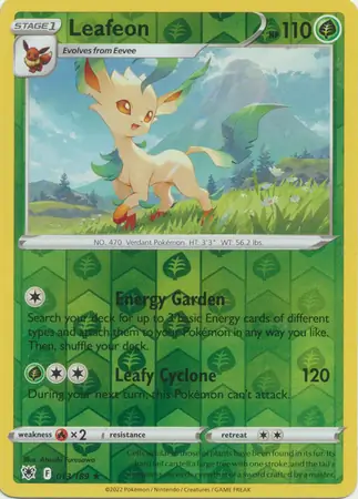 Leafeon Reverse Holo 013 Normal