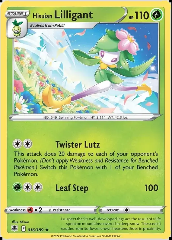 Hisuian Lilligant 016 Normal
