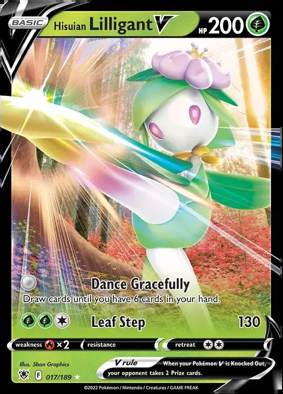 Hisuian Lilligant V 017 Normal