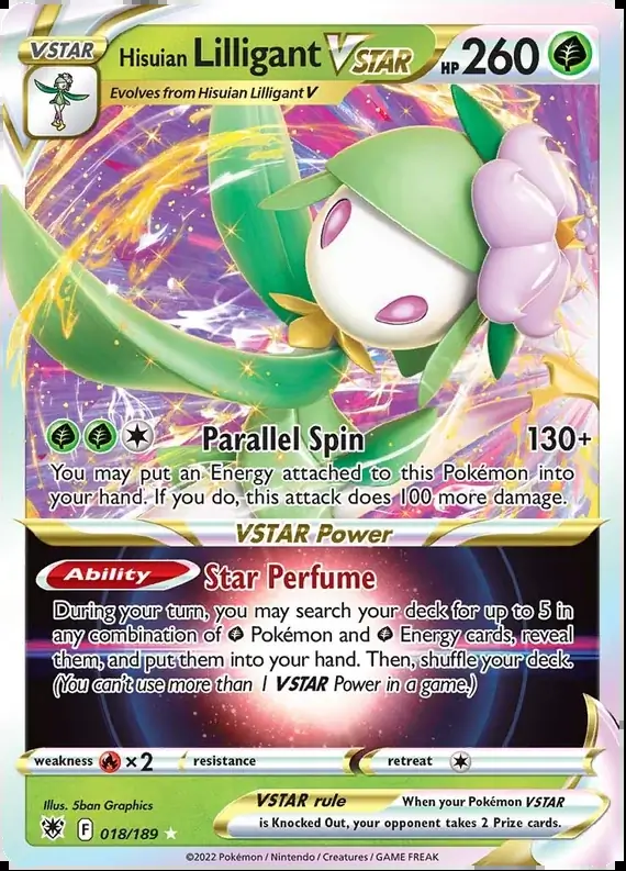 Hisuian Lilligant VSTAR 018 Normal