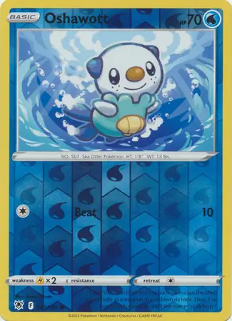 Oshawott Reverse Holo 041 Normal