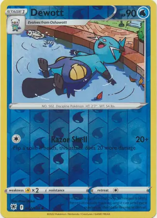 Dewott Reverse Holo 042 Normal