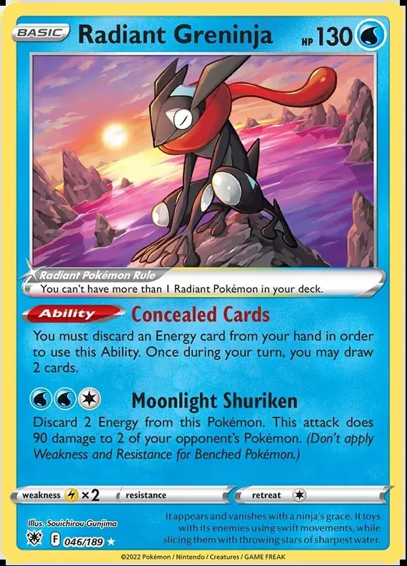 Radiant Greninja 046 Normal