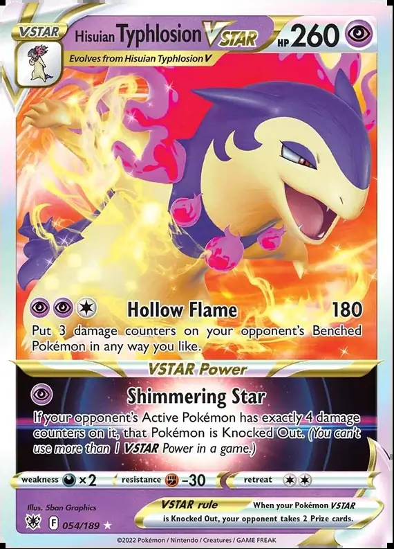 Hisuian Typhlosion VSTAR 054