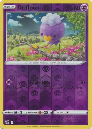 Drifloon Reverse Holo 063 Normal