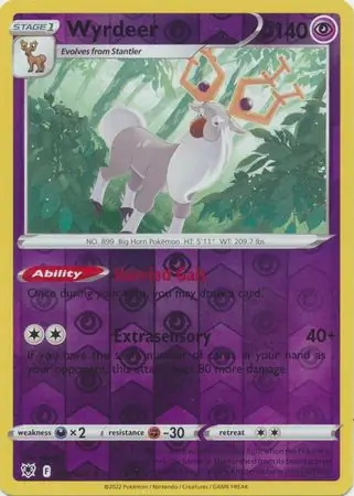 Wyrdeer Reverse Holo 069