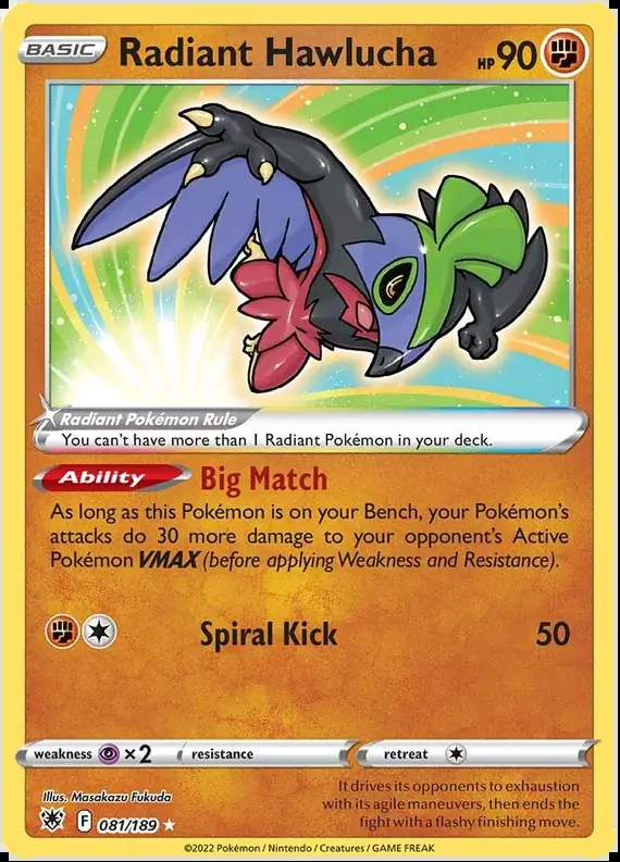 Radiant Hawlucha 081 Normal