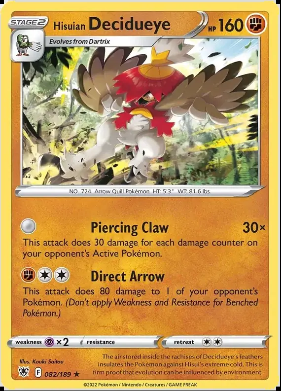 Hisuian Decidueye 082 Normal