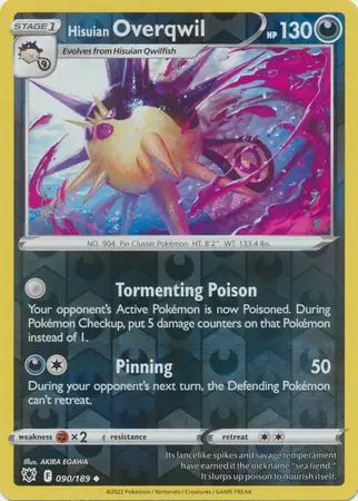Hisuian Overqwil Reverse Holo 090 Normal
