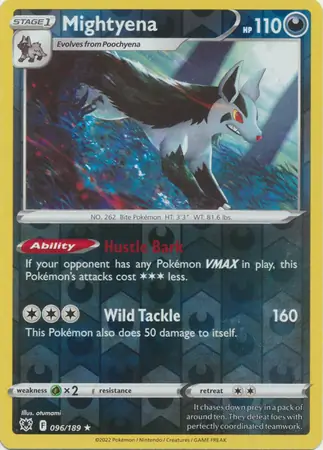 Mightyena Reverse Holo 096 Normal