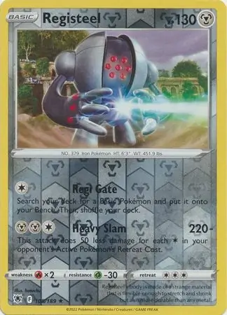 Registeel Reverse Holo 108 Normal