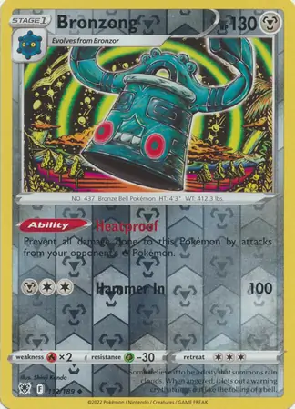 Bronzong Reverse Holo 112