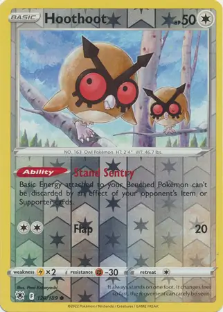 Hoothoot Reverse Holo 120 Normal