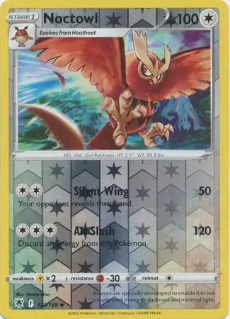 Noctowl Reverse Holo 121 Normal