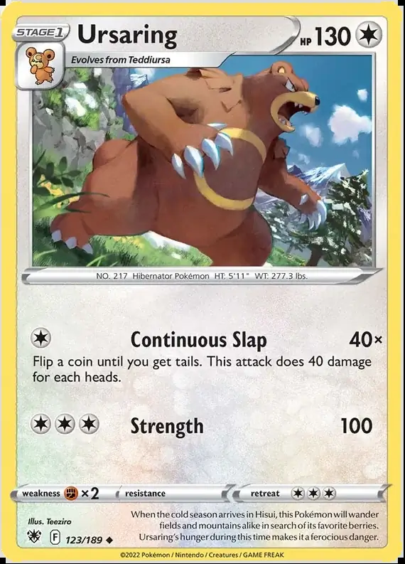 Ursaring 123 Normal