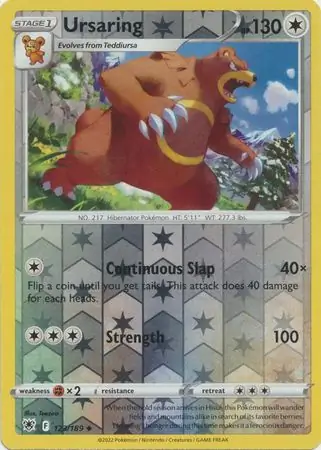 Ursaring Reverse Holo 123 Normal