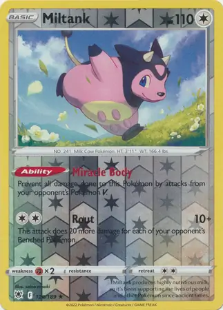 Miltank Reverse Holo 126 Normal