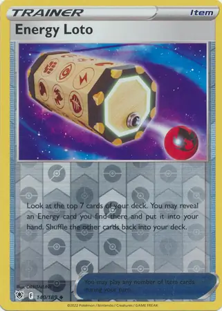Energy Loto Reverse Holo 140 Normal
