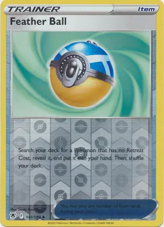 Feather Ball Reverse Holo 141 Normal