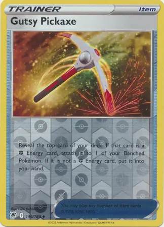 Gutsy Pickaxe Reverse Holo 145 Normal