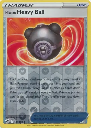 Hisuian Heavy Ball Reverse Holo 146 Normal