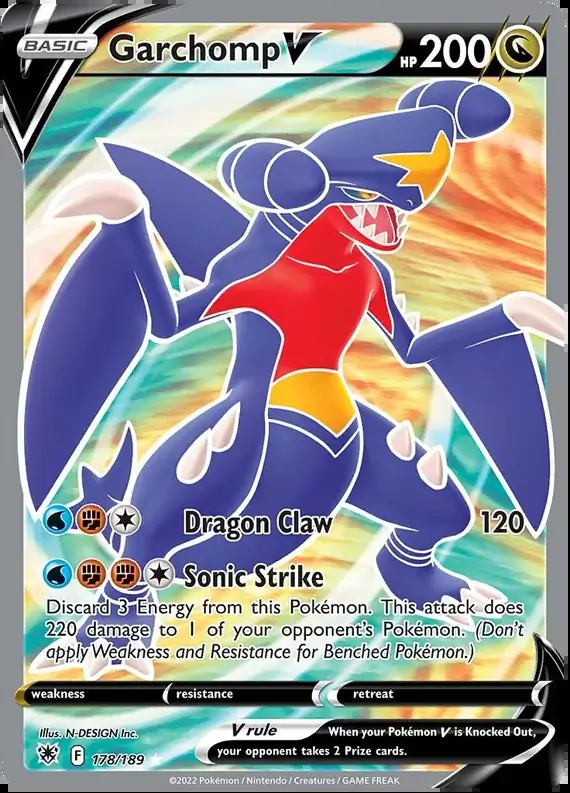 Garchomp V 178 Normal